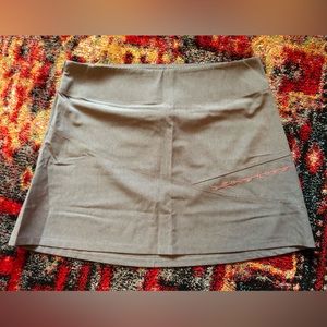 ALP-N-ROCK Esplora Hybrid Skirt Quicksilver Gray Pink Embroidery Size 3 Medium